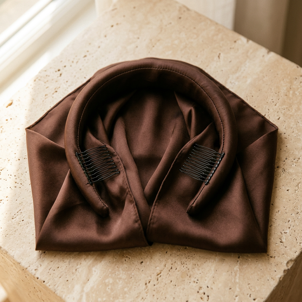 Deux peignes intégrés du foulard ANNIE